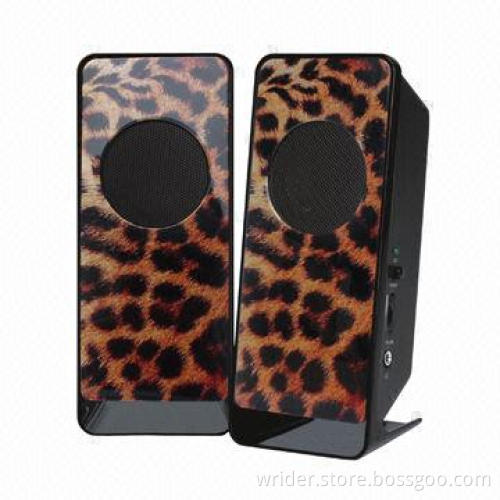 2.0 System Speakers with 20 to 18kHz Frequency